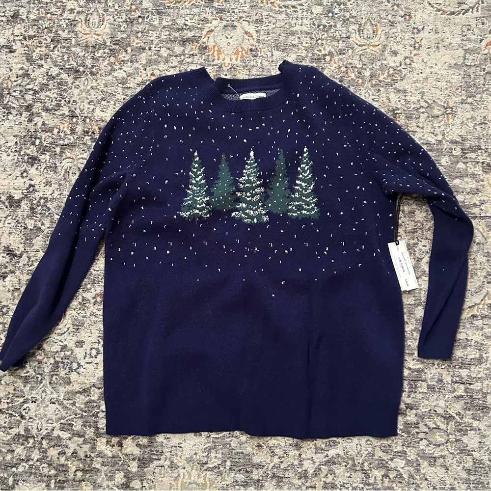 Cupcakes & Cashmere Blue Knit Sweater